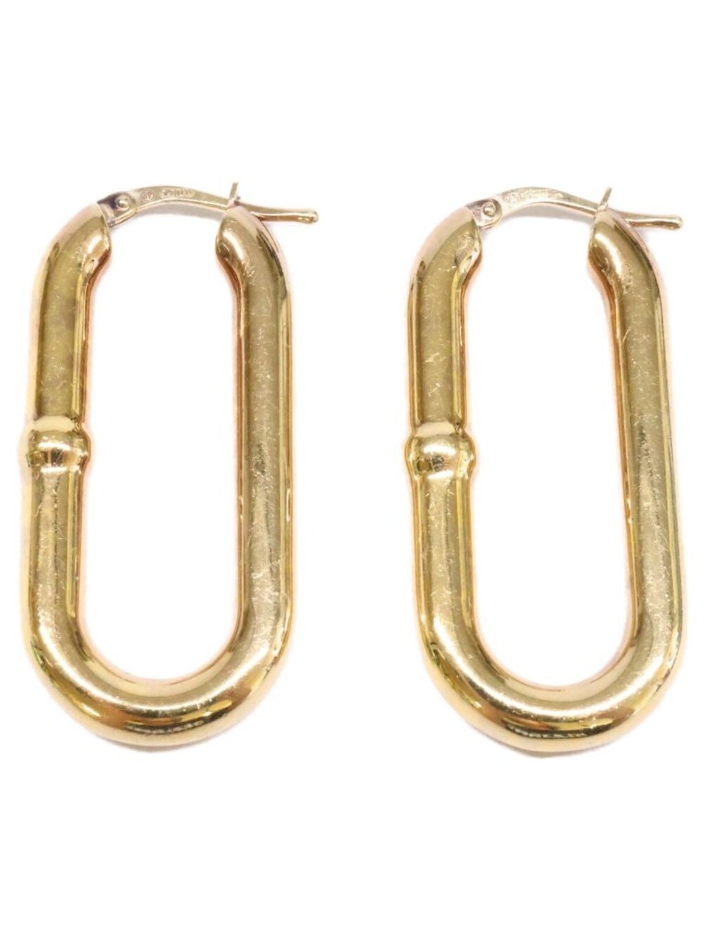 Bottega Veneta Oval Hoop Earring